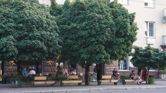 Вечірній Луцьк після спекотного літнього дня (фото)