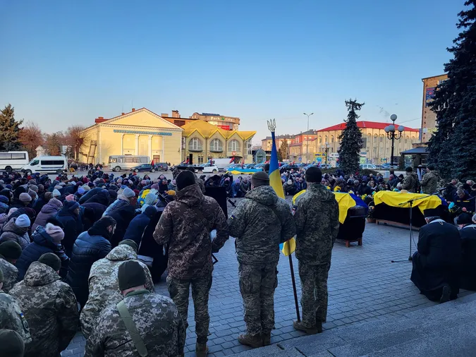 У Ковелі попрощалися із загиблим захисником Олегом Сахарчуком (фото)