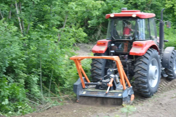У луцькому парку показали, як боротимуться із чагарниками завдяки мульчеру (фото,  відео)