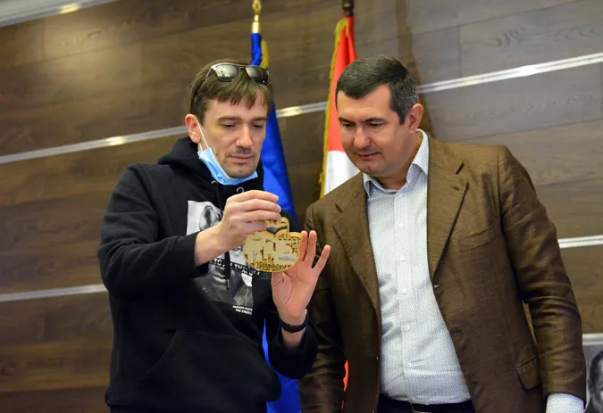 Голова Волиньради зустрівся з відомим луцьким диджеєм (фото)