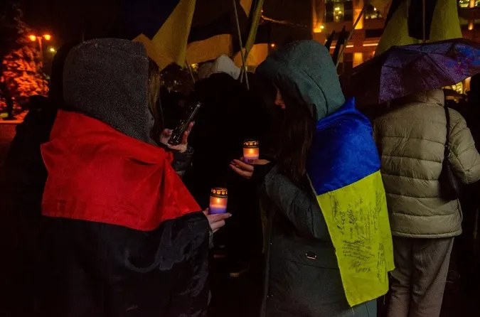 Спогади про Євромайдан та Революцію Гідності: у центрі Луцька відбулося народне віче (фото)