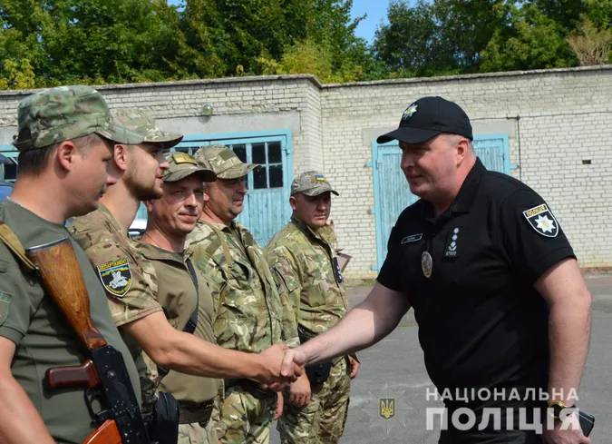 Волинські поліцейські вирушили в зону ООС (фото)