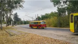 У Луцьку 50-річний тролейбус-раритет рятує «рогатих побратимів» (фото)