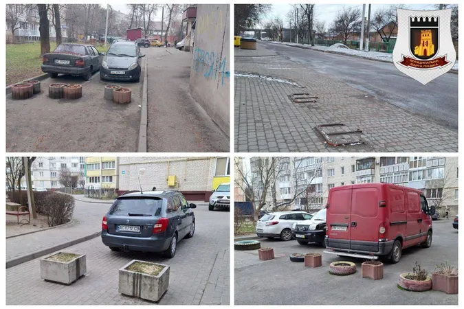 З луцьких дворів приберуть незаконні обмежувачі руху (адреси)