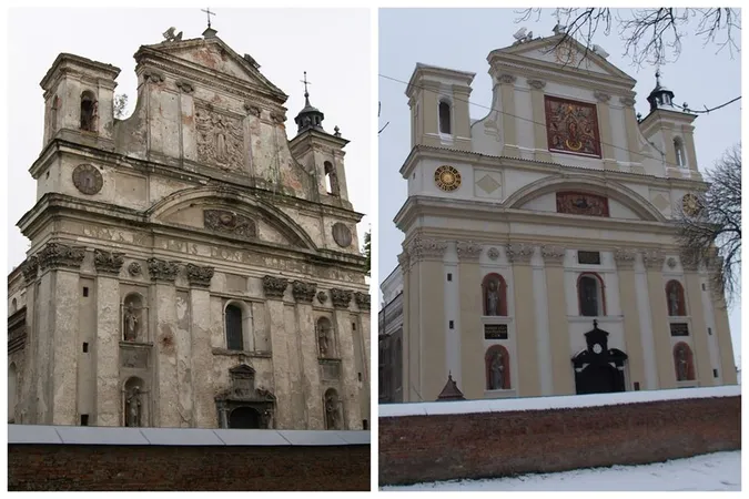 Як змінився після реставрації костел в Олиці (фото)