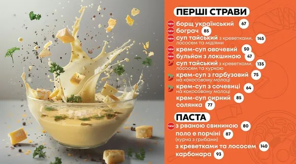 Луцький GABAR запустив оновлене меню: що там є і скільки коштує