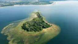 Хто зайняв острів посеред Світязя (фото)