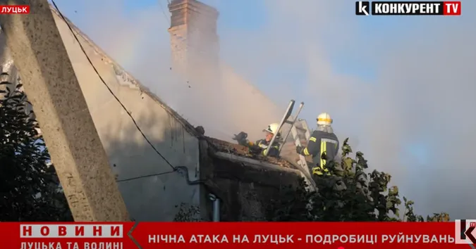 «Там були мої котики»: у Луцьку російський «шахед» розніс будинок (відео)