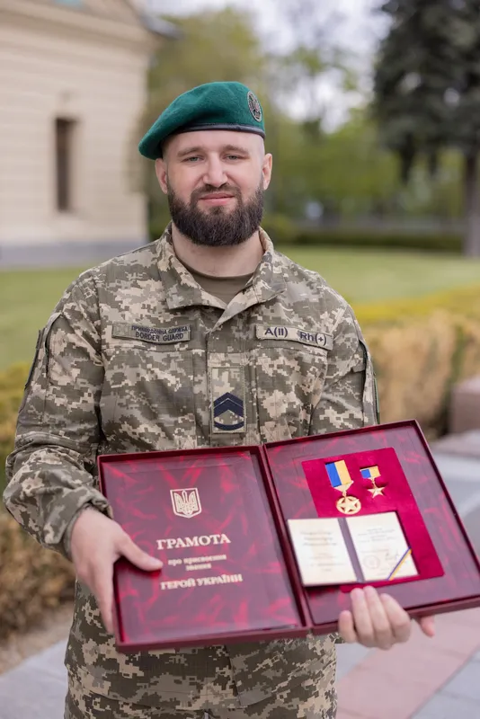 Прикордонник з Волині Олександр Оліфіренко отримав звання Героя України (фото)