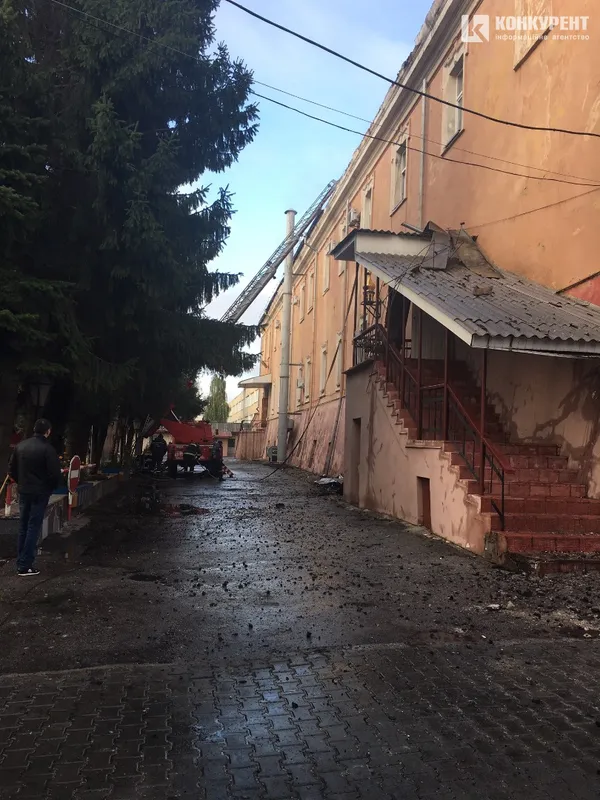 Що залишилося від луцького госпіталю після пожежі (фото)