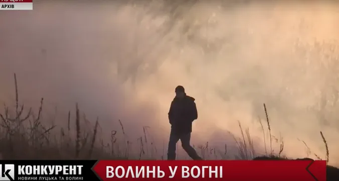 Навмисні підпали на Волині: розповіді очевидців, коментарі пожежників, згорілі тварини (відео)