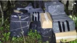 На Волині затримали нічних контрабандистів з 12-ма пакунками сигарет (фото)