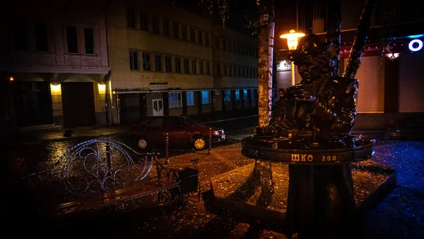 Луцьк після осіннього дощу: фотограф опублікував світлини нічного міста (фото)