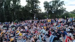 Фан-зона Євро-2020: як вболівали лучани (фото, відео)
