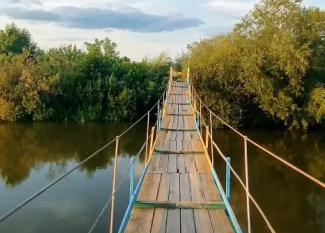 Як у Карпатах: де на Волині є підвісний міст через Стир (відео)