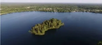 «Чифірний» колір та карстові глибини: на Поліссі серед лісів і боліт заховалося мальовниче озеро з островом у центрі (фото, відео)