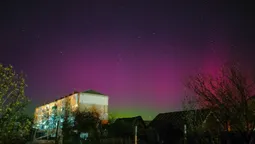 На Волині зафіксували північне сяйво: дивовижні фото