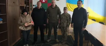 На Волині військового, який дістав поранення на війні, відзначили нагородою (фото)