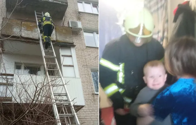 Двері зачинились, а на вогні – сковорідка: у Володимирі рятувальники визволяли з квартири дитину (фото)