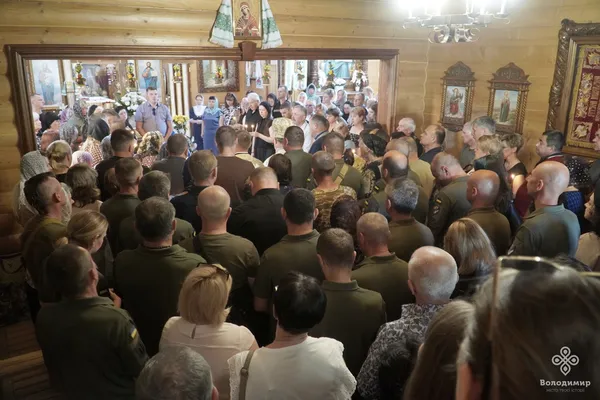 Назавжди 45: у Володимирі попрощалися з воїном Юрієм Глусем (фото)