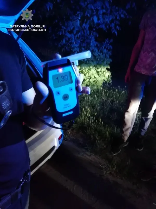 На Волині спіймали п'яного водія на вкраденому в Італії мотоциклі