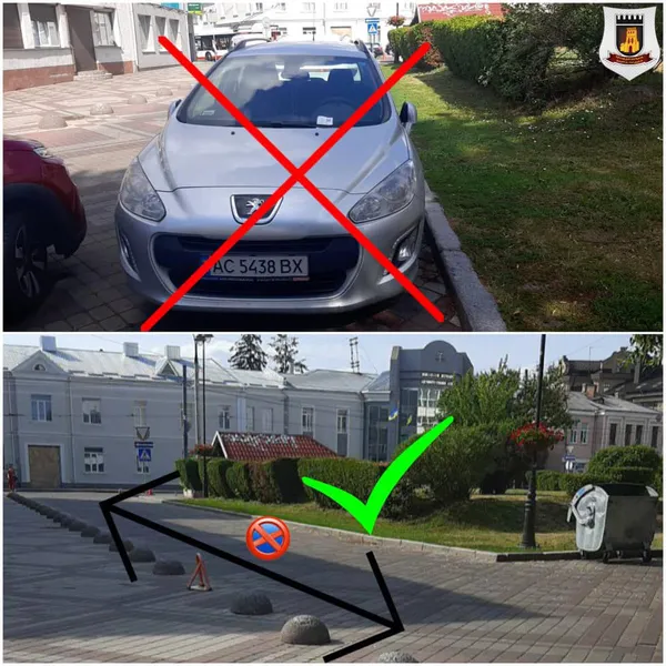 Муніципали розказали, за що штрафують водіїв у центрі Луцька (фото)