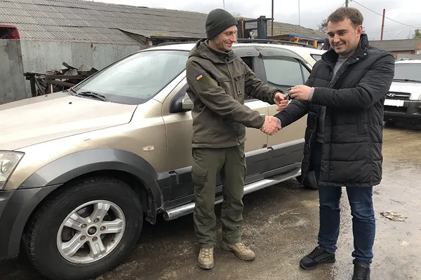 На потреби волинських нацгвардійців передали повнопривідний позашляховик  (фото)