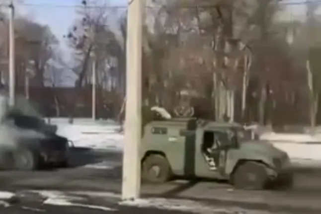 У Харкові розгромили частину колони ворога, решту шукають щоб знищити