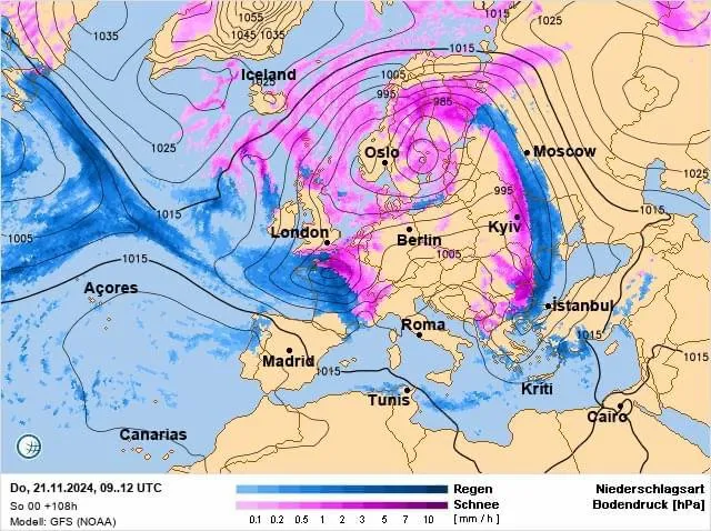 На носі – сильне похолодання та снігопади: коли на Волині погіршиться погода