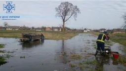 Камінь-Каширщина у воді: рятувальники відкачали воду з присадибної ділянки (фото)