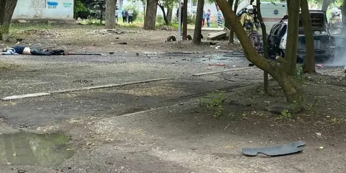 У Херсоні підірвали авто з відомим колаборантом, він загинув