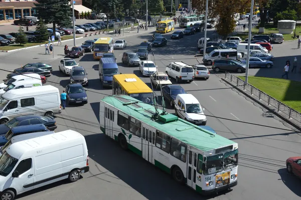 У Луцьку затори через мітингувальників (фото, відео)