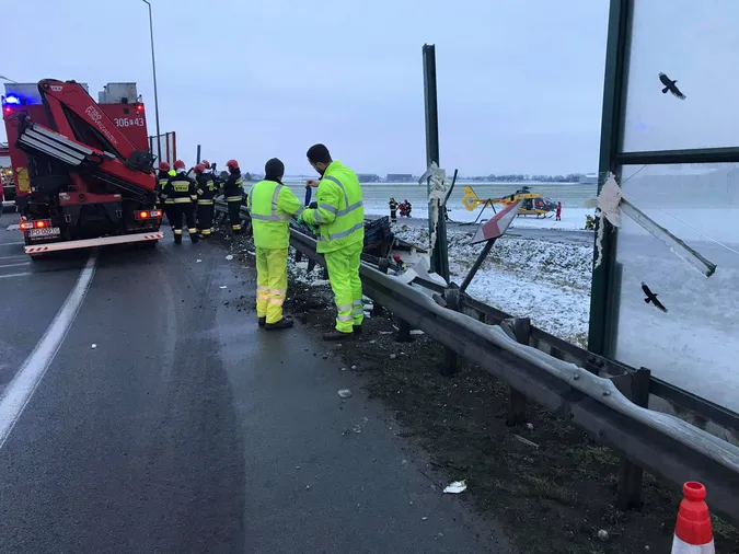 У Польщі розбилася фура на волинських номерах (фото)