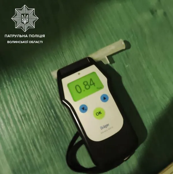 На Волині зранку зловили п'яну водійку (фото, відео)