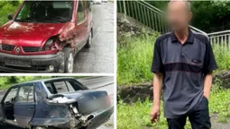 У Луцьку п'яний на «Славуті» виїхав на «зустрічку» і влупив у бік «рено» (фото)