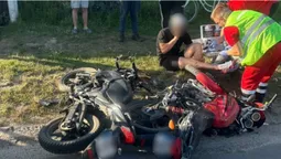 Рани, травми, переломи: на Ківерцівщині не розминулися два мотоциклісти (фото)