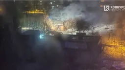 Дим стовпом: у Луцьку на проспекті Молоді знову палає (відео)