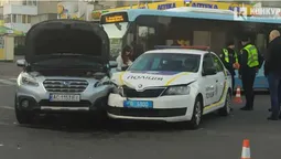 У Луцьку не поділили дорогу Skoda патрульних і Subaru (фото, відео, оновлено)