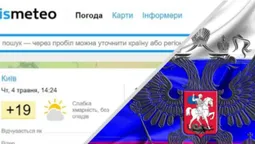 Сервіс прогнозу погоди Gismetio співпрацює з ФСБ та Міноборони рф (фото)