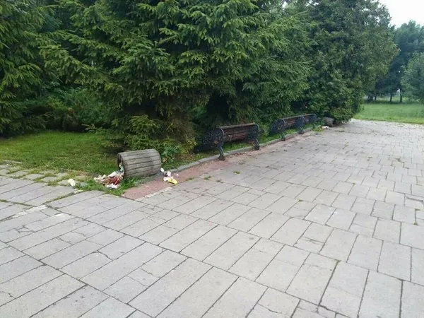У Луцьку «повандалили» у центральному парку 