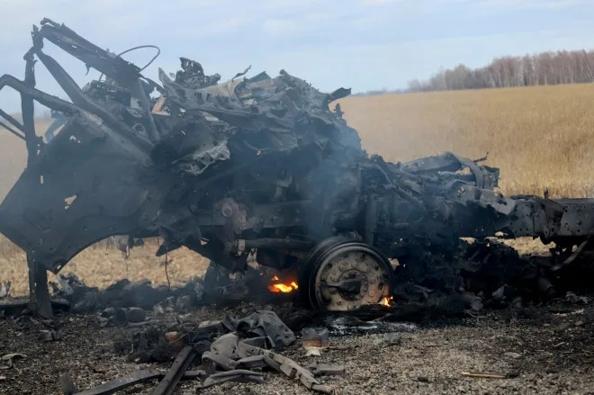 На Миколаївщині на мінах підірвалася колона загарбницької техніки