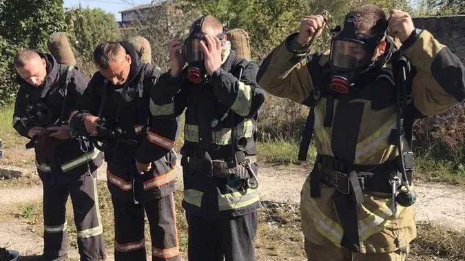 Футбол у бойовому спорядженні: як тренуються волинські надзвичайники (відео)