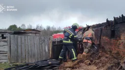 Горів будинок і господарські споруди: на Волині за день сталося три пожежі (фото)