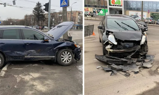 У Луцьку на Рівненській врізалися два легковики: деталі (фото)