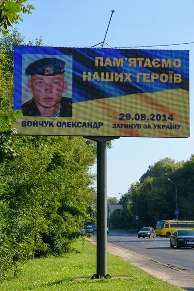 Пам'ятаємо: у Луцьку на бігбордах розмістили фотографії та імена загиблих Героїв (фото)