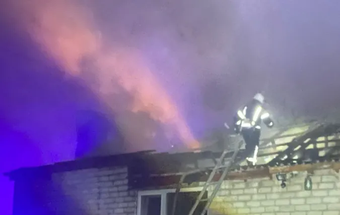 У Ковельському районі горів житловий будинок (фото)
