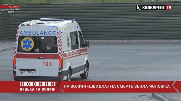 У Луцькому районі бус переїхав велосипедиста – він загинув на місці (фото, відео)