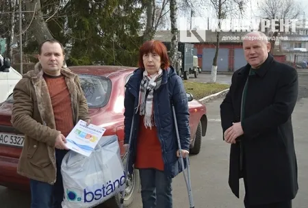 Бізнесмени з Польщі подарували волинській лікарні господарські товари