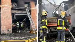 Масштабна пожежа у Луцьку: на вулиці Магістральній палали складські приміщення (фото)