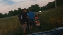 На Волині офіцер громади ганявся за п'яними мотоциклістами (відео)